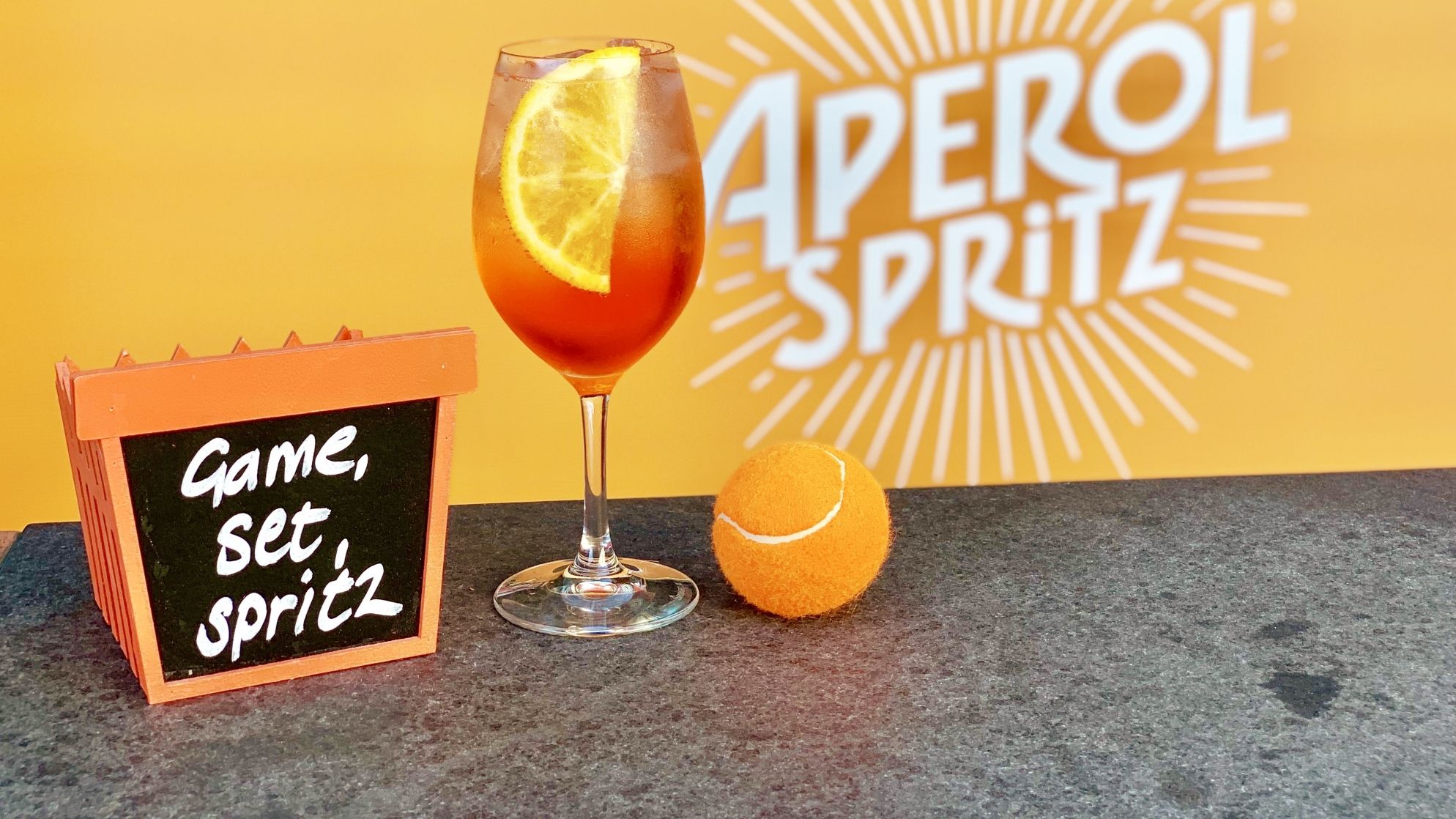 Aperol Spritz Pop Up Garden Bar